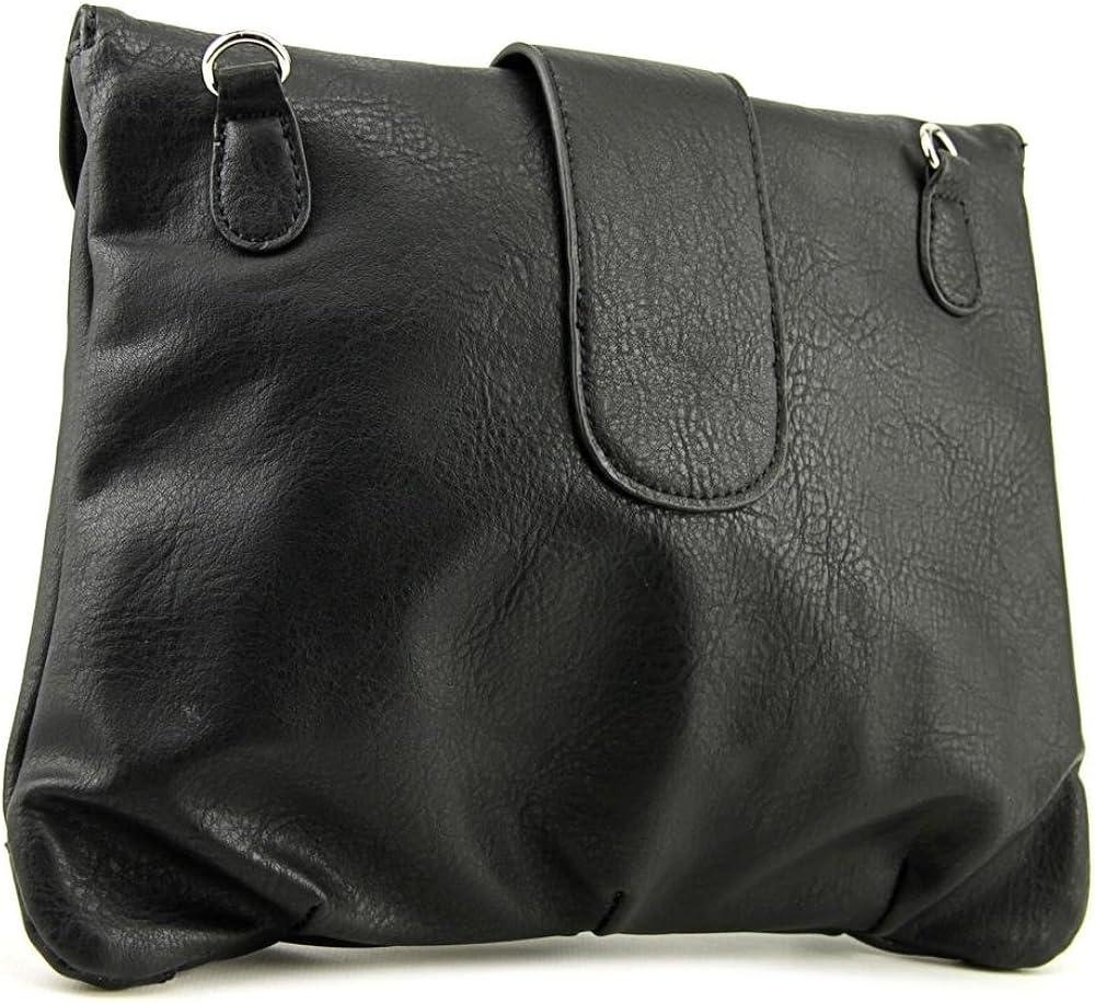 steve madden black clutch