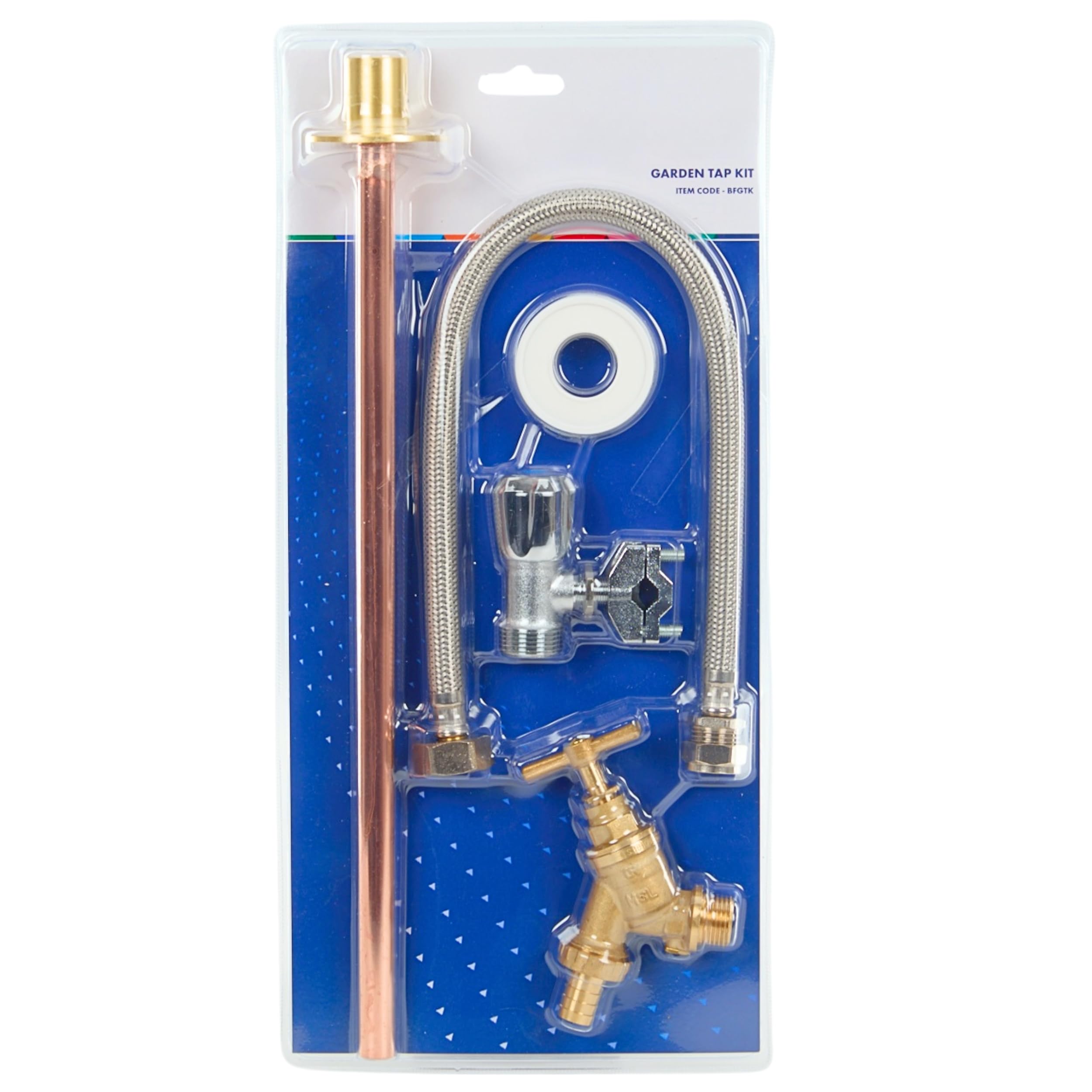 Outside Garden Tap Kit Self Cutting Easy DIY Fitment for Outdoor Bibtap