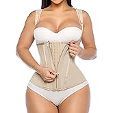 YIANNA Waist Trainer for Women Tummy Control Hourglass Corset Waist Cincher Vest Sport Girdle Faja Body Shaper