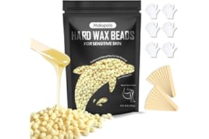 Makupala 3lb Hard Wax Beads Bulk, Unscented Spa Waxing Beads for Sensitive Skin Hair Removal, Low Temperature Wax Beans for Full Body, Bikini, Underarm, Facial, Chest, Legs, Brazilian Waxing