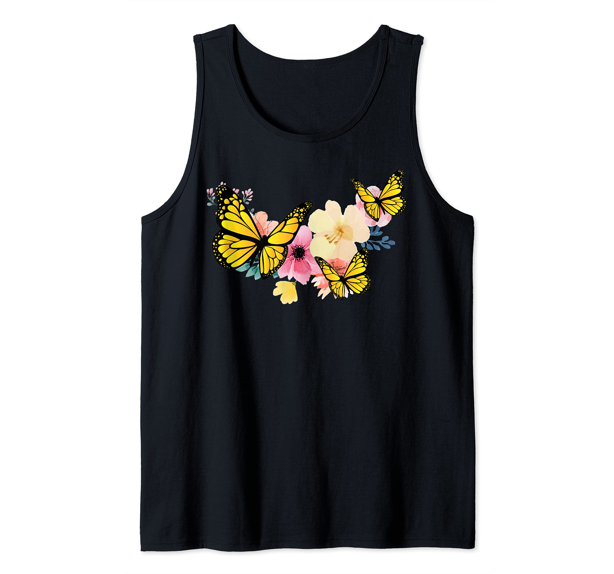 Flowers Butterfly Pet Tank Top