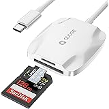 USB C SD Card Reader 4.0, QUUGE 2-in-1 UHS-ii Memory Card Reader, Micro SD Card Reader Type-C, Compatible with SDXC, SDHC, SD
