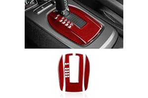 MYDDL Car Gear Shift Panel Sticker Carbon Fiber Interior Accessories for Chevrolet Camaro 2010 2011 2012 2013 2014 2015