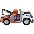 Mighty Fleet Power Movers 15" Interactive Tow Truck Toy w/Lights & Sounds, Motorized Winch, Realistic Design & Batteries Included - Age 3+