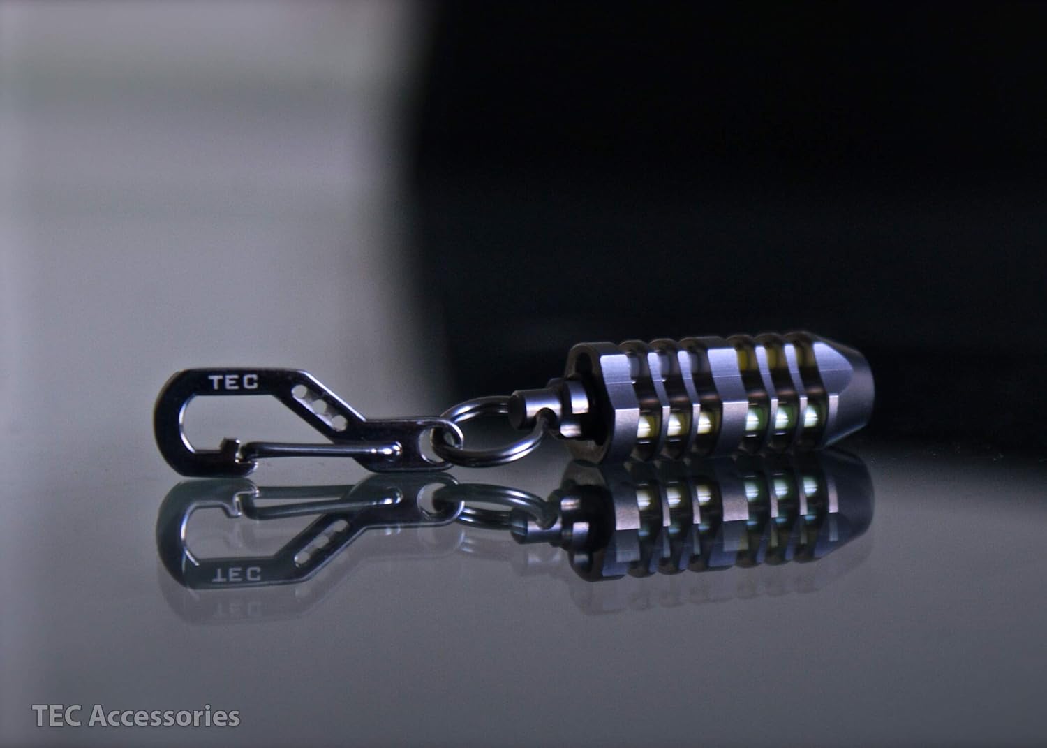 TEC Accessories TEC-T3-6X Titanium Isotope Triode Fob, Titanium housing for tritium vials: Automotive