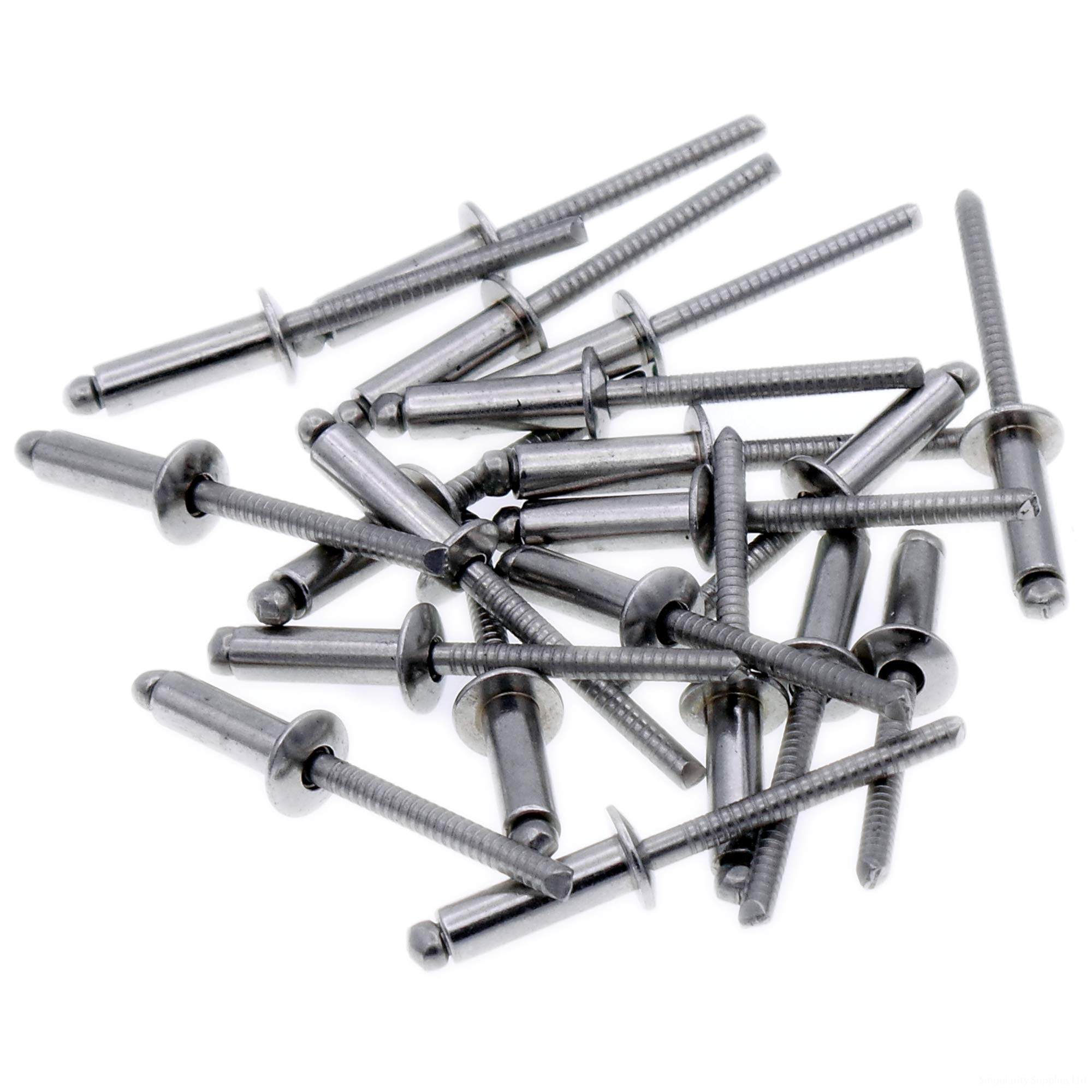 M3 (3mm x 8mm) Dome Blind Rivet - Stainless Steel (A2) (Pack of 20)