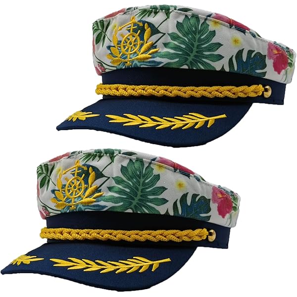 Amazon.com: Wall2Wall Captain's Yacht Sailors Hat Snapback