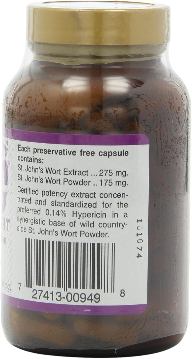 Only Natural St. Johns Wort (no Zac) 450 Mg, 120-Count: Health & Personal Care