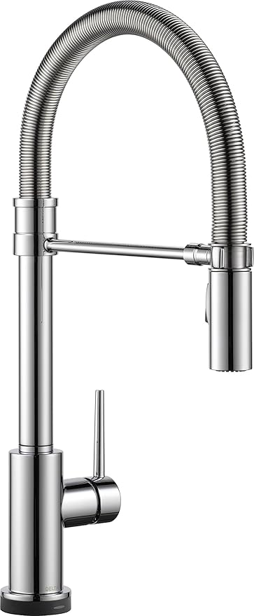 Delta Faucet Trinsic Pro Single Handle Spring Spout Touch Kitchen
