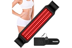 TOLOCO Red Light Therapy Belt, Infrared Light Therapy Wrap for Body, Red Light Therapy Device, Light Therapy Device
