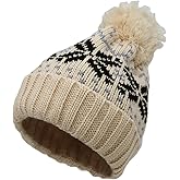 WITHMOONS Knit US Canada Flag Union Jack Pom Beanie Hat JZP0027