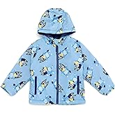 Bluey Zip Up Waterproof Rain Jacket Infant to Little Kid Sizes (12 Months - 5-6)