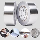 Aluminum Foil Tape 2 Pack 50mm x 50m High Temp 350C view 4