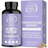 Perimenopause Supplements for Women, Hot Flash &amp; Mood Support, Vegan, 60 Ct | Night Sweat, Mood &amp; Sleep Support - KSM-66 Ashwagandha, Shatavari &amp; Black Cohosh - Estrogen-Free, 30 Servings
