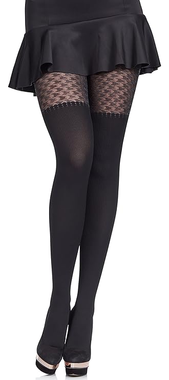 Merry Style Damen gemusterte Strumpfhose MS 371 60 DEN