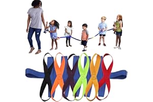 Lainrrew Walking Rope with 12 Colorful Handles - Outdoor Safety Rope for Preschool & Kindergarten Kids (Blue)