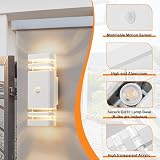 CELAVY Outdoor Wall Light with Motion Sensor IP65 GU10 LED 2 Pack White view 5
