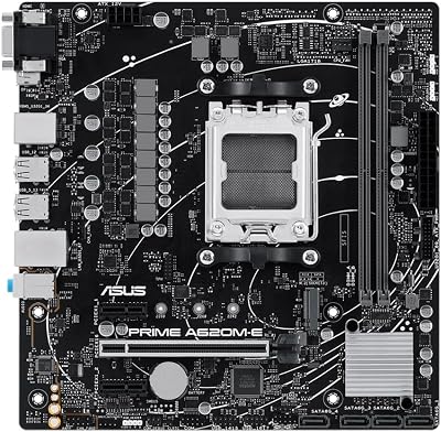 ASUS PRIME A620M-E AMD A620 AM5 DDR5 Motherboard Ryzen 7000 DP HDMI VGA M2