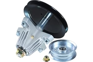 Lawneagle 918-06989 Spindle Assembly with 756-05034A Idler Pulley Replaces Craftsman Spindle 918-06989 918 06989 618-06989 618 06989 for Craftsman T150 T1500 T1600 T1700 Huskee LT4600 Lawn Tractors