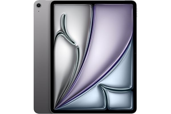 Apple iPad Air 13-inch (M4): Liquid Retina Display, 128GB, 12MP Front/Back Camera, Wi-Fi 7 with Apple N1, Touch ID, All-Day Battery Life — Space Gray