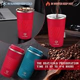 CS COSDDI Travel Mug Insulated Leakproof Lid 510 ml Red A view 2