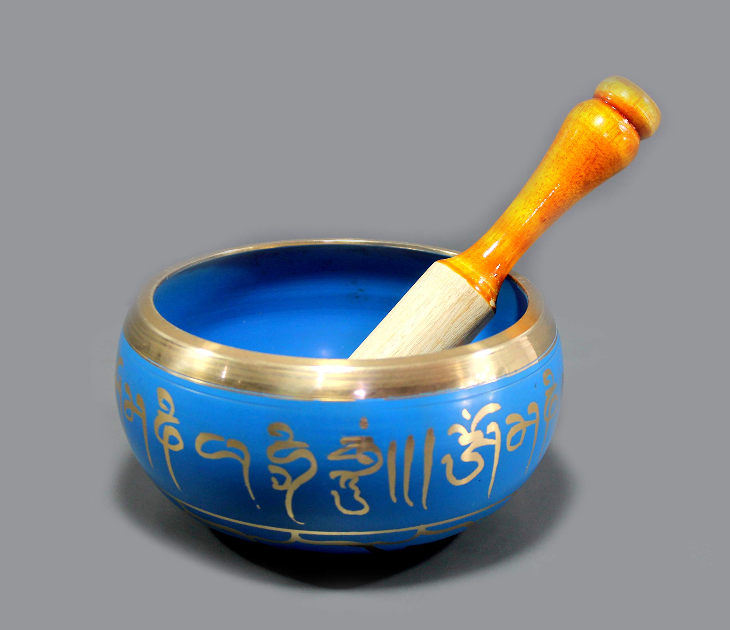 eSplanade - 6 inches - Singing Bowl Tibetan Buddhist Prayer Instrument With Striker Stick | OM Bell | OM Bowl | Meditation Bowl | Music Therapy