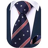 Barry.Wang Boy's Necktie Regular Silk Woven Stripe Solid Tie Pocket Square