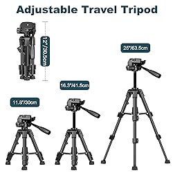JOILCAN Mini Tripod for Camera, 25-inch Aluminum