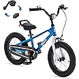 RoyalBaby Kids Bike EZ Freestyle Training Free Balance to Pedal Easy Learning Bicycle, 12-18 Inch for Toddlers to Big Kids