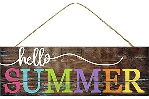 Craig Bachman 15" Wooden Sign: Hello Summer
