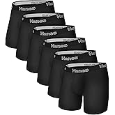 Hanes Men's Underwear, Stretch Cotton Boxer Briefs for Men, Moisture-wicking, Multi-Pack