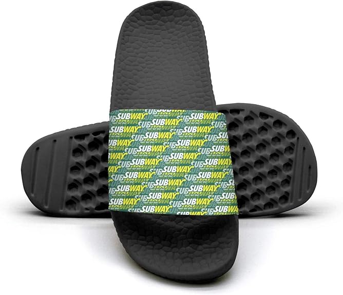 Amazon.com | Men's Women's House Shower Slippers Fast Food Cool Nonslip Slides | Slippers