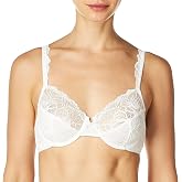 Bali Women's Underwire Lace Bra, Lace Desire Sexy Plunging Bras for Women, Support, Most Comfortable, Full Coverage