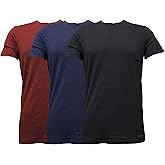 Columbia Performance Cotton Stretch Crew Tee 3-Pack Black/Port Royal/India Ink 2XL