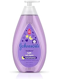 Johnson&rsquo;s Bedtime Baby Bath with Soothing NaturalCalm Aromas, Hypoallergenic & Tear Free Formula, 27.1 fl. oz