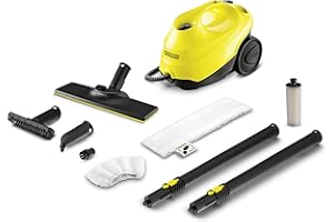 KARCHER Kärcher - SC 3 Portable Multi-Surface Steam Cleaner/Steam Mop with Attachments – Chemical-Free, Rapid 40 Second Heat-Up, Continuous Steam - For Grout, Tile, Hard Floors, Appliances & More