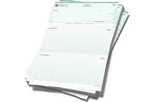 EXPRESSCHECKPRINTING Computer Checks Compatible W/QB Check On Top [1000 Sheets]