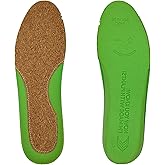 Cork Insoles for Men & Women – Arch Support Bio-Foam Shoe Inserts, Washable Orthotic Cushion Insoles for Sneakers & Work Shoes(M10-290)