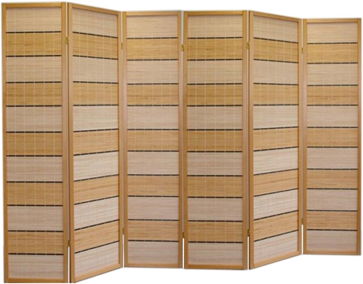 SUTAO ROOM DIVIDER SCREEN - NATURE - 6 PANEL DOUBLE SIDED FOLDABLE PRIVACY SCREEN - THESE ARE HIGH QUALITY DRESSING SCREENS / PARTITIONS FROM ROOM DIVIDERS UK