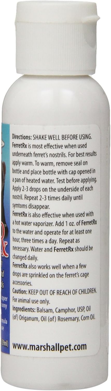 Marshall 2-Ounce Ferret Rx Upper Respiratory Treatment: Pet Supplies