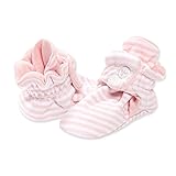 Burt's Bees Baby Girls Booties Organic Cotton