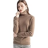 Chanyarn Women's 100% Merino Wool Seamless Sweater Turtleneck First-Line Ready to Wear Long Sleeve Knitted Pullover Tops