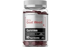 Horbäach Horny Goat Weed for Men and Women | 60 Gummies | Mixed Fruit Flavor | Includes Maca | Vegan, Non-GMO, and Gluten Free Formula