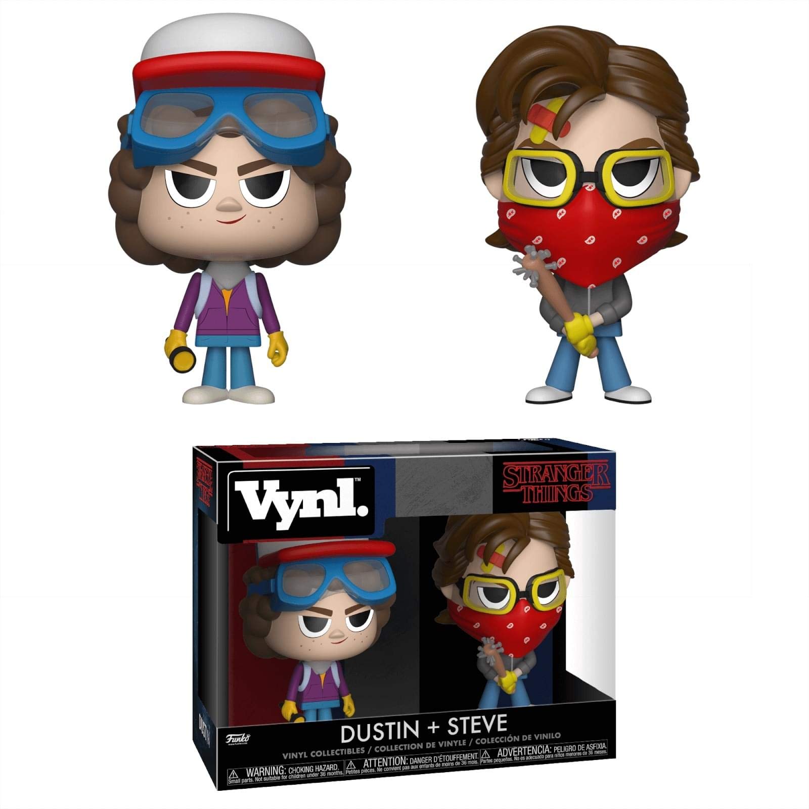 Funko Vynl 4 Inch 2-Pack: Stranger Things: Steve & Dustin