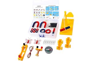 EXBEPE Magnet Kit Physics Science Electromagnet Experiment Set for Education Science Experiment Tools Teacher Classroom Supply