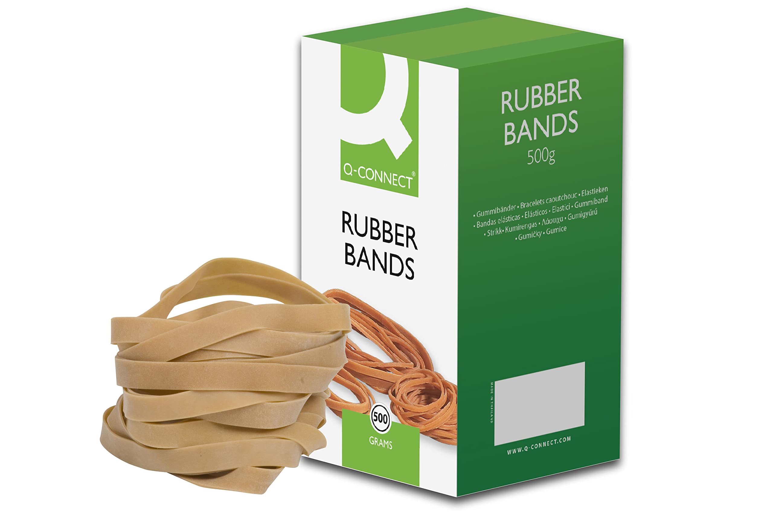 Q-Connect Rubber Bands No.89 152.4 x 12.7 mm 500 g KF10573