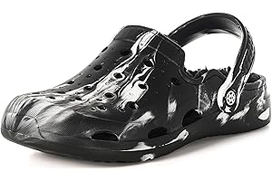 GAATPOT Mens Womens Lined Garden Clogs Unisex Fur Lining Gardening Slip on Sandals Winter House Home Fuzzy Slippers with Arch Support