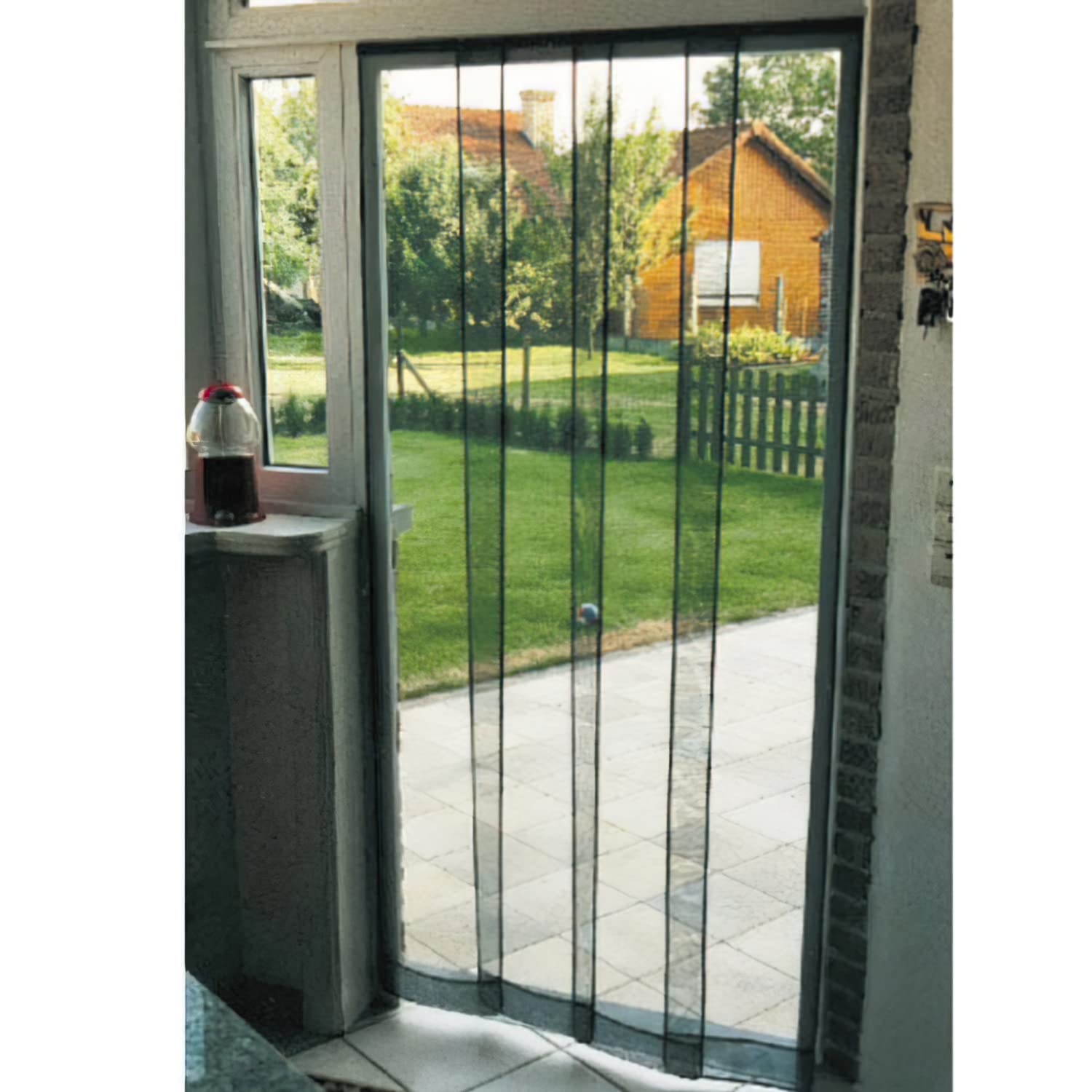 Maurer 1191205 Door Curtain Bug Blind, Fly Blind, Strip Glass Fibre 100 x 240 cm