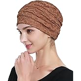 Womens Viscose Beanie Lace Turban Soft Sleep Cap Chemo Hats
