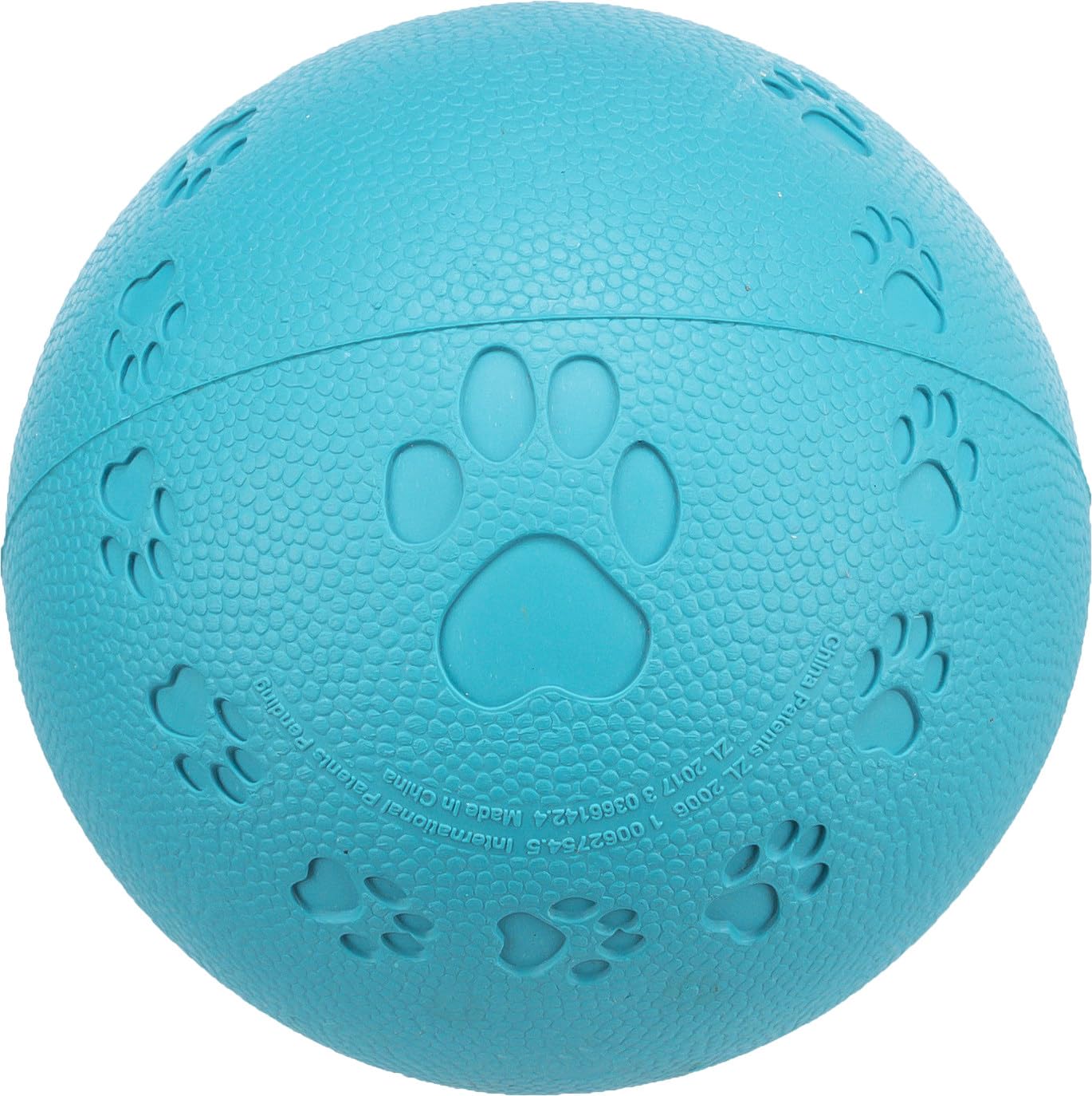 Trixie Natural Rubber Toy Dog Ball, 9 cm (Multi-color) Pack of 1